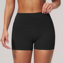 ZC-FDK2551-DK   High waisted hip lifting tight shorts
