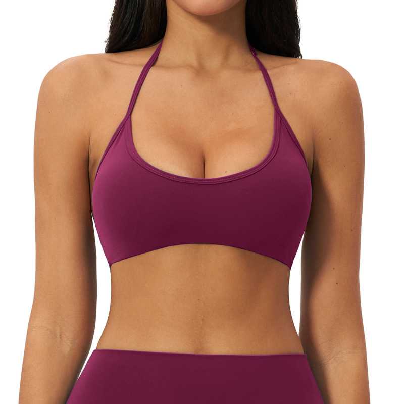 New 7 Billion Backless Seamless Bra, Shockproof, Quick-drying, Tight-fitting, Beautiful Back, Outdoor Running Sports Underwear 2551