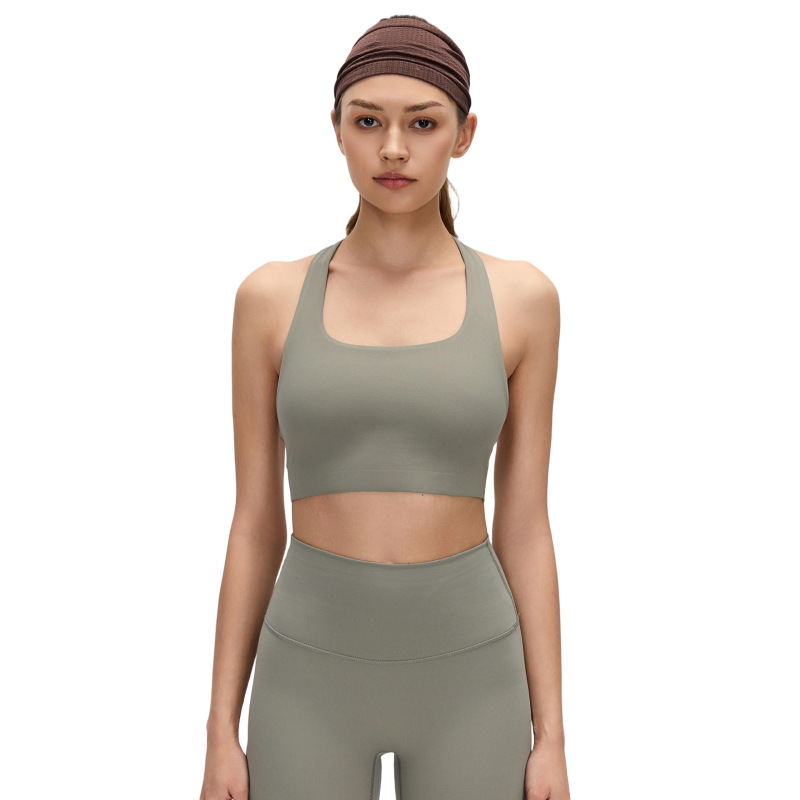 Women's Sports Bra, Shockproof, Anti-Sagging, Back-Shaping, Running, Yoga Bra, Professional Training Fitness Vest D26095