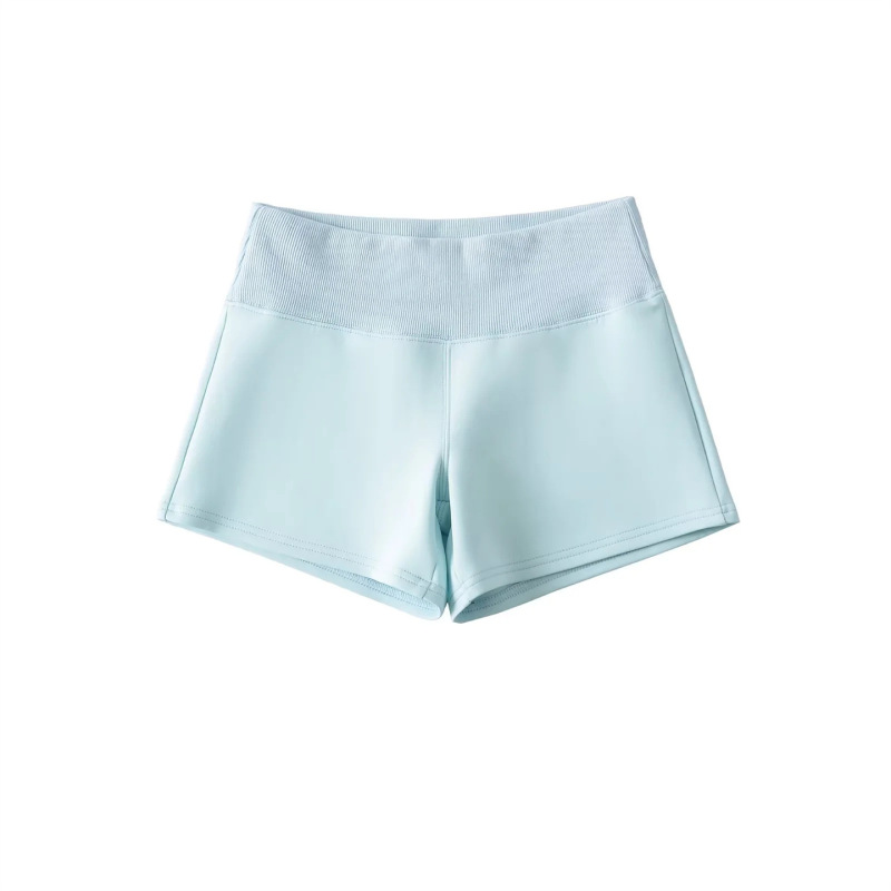 Gray Sports Shorts for Women's Summer Outer Wear 2025 New Style Small High-Waist Slimming Look Elastic Bottoming Casual Hot Pants