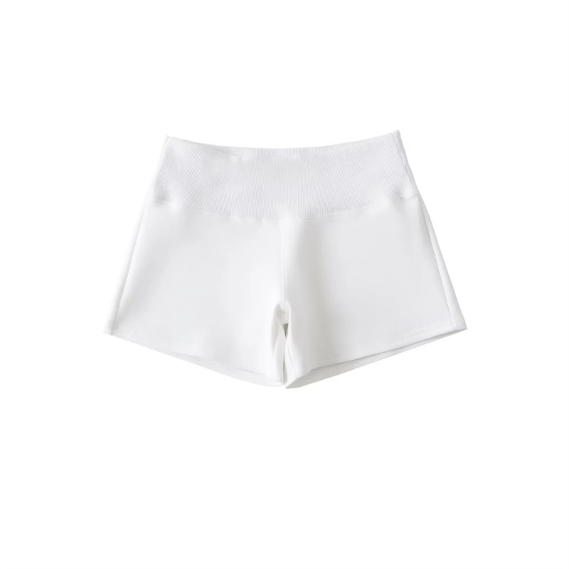 Gray Sports Shorts for Women's Summer Outer Wear 2025 New Style Small High-Waist Slimming Look Elastic Bottoming Casual Hot Pants