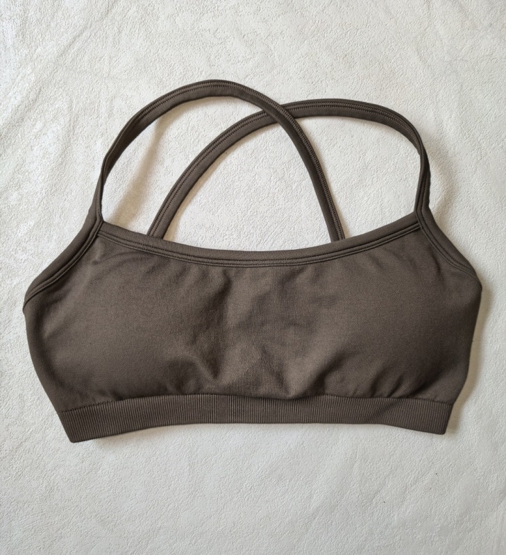 High-Elastic Ultra-Fine Matte Nylon Lycra Spandex Three-Way Detachable Shoulder Straps Seamless Fitness Bra Sports Bra