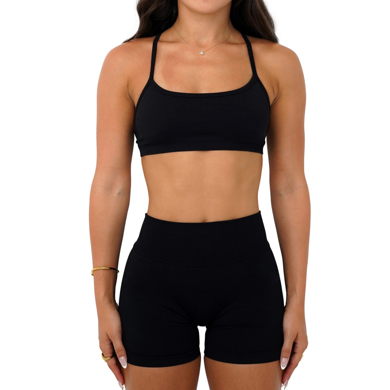 PY-Q4288-TZ     Seamless Fitness Bra Sports Suit