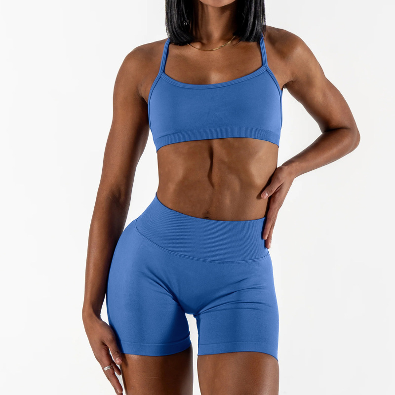 PY-Q4288-TZ     Seamless Fitness Bra Sports Suit