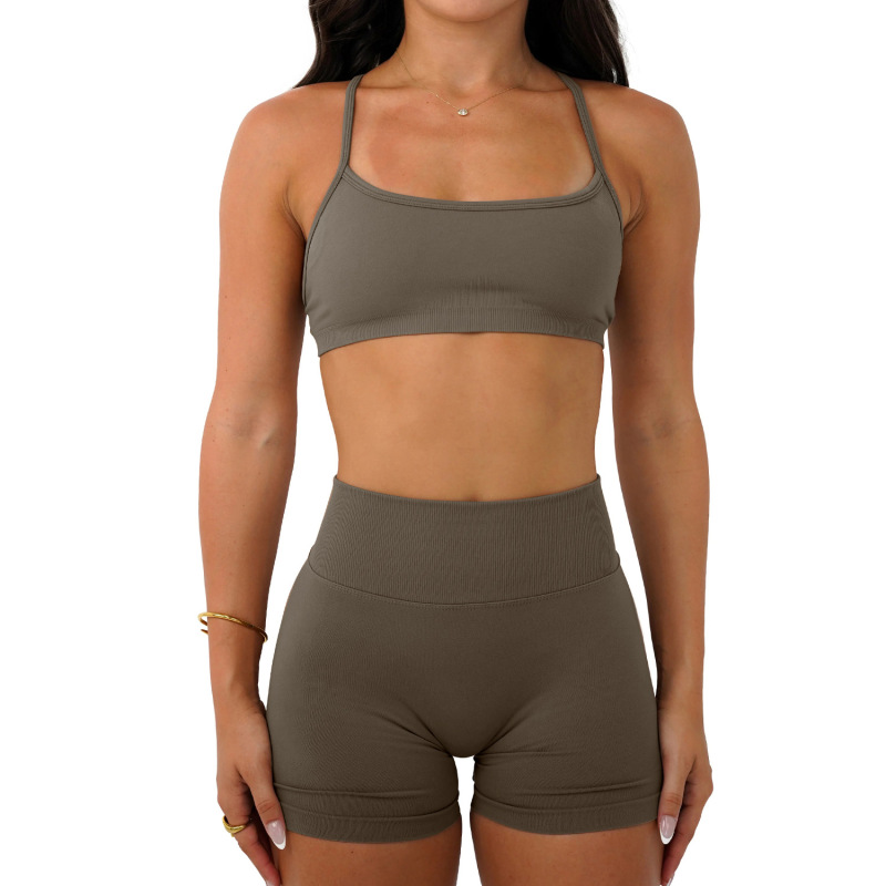 PY-Q4288-TZ     Seamless Fitness Bra Sports Suit