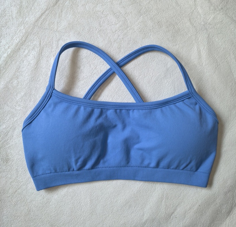 High-Elastic Ultra-Fine Matte Nylon Lycra Spandex Three-Way Detachable Shoulder Straps Seamless Fitness Bra Sports Bra