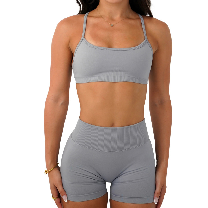 PY-Q4288-TZ     Seamless Fitness Bra Sports Suit