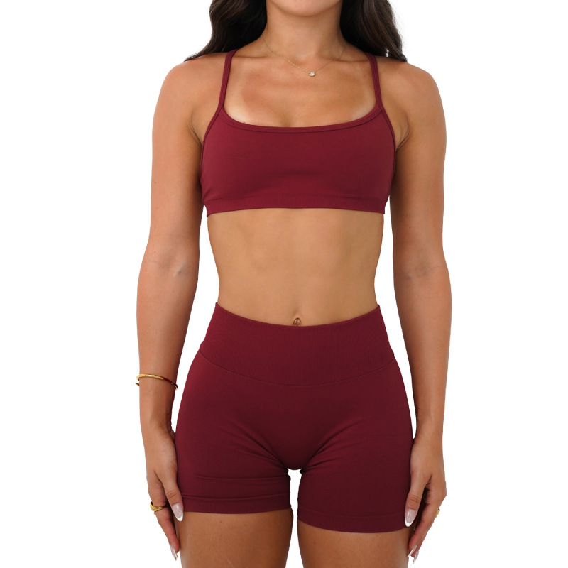 PY-Q4288-TZ     Seamless Fitness Bra Sports Suit