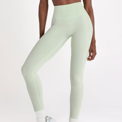 YY421 Cream Green Leggings