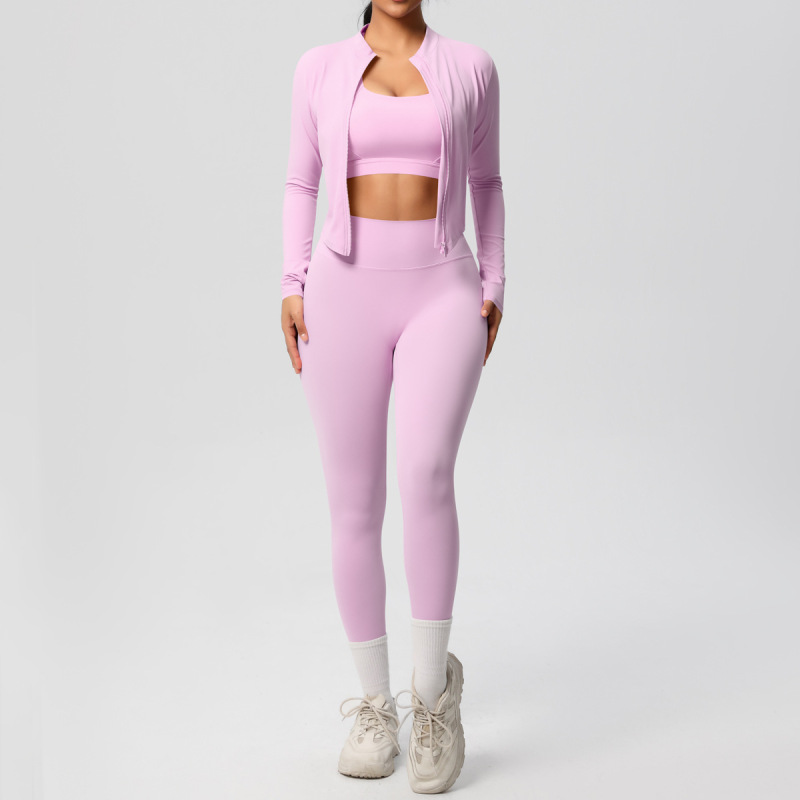 European and American Cloud Sense Tight Yoga Vest Jacket Shockproof Beautiful Back Sports Bra Pilates Running Outdoor Yoga Clothes