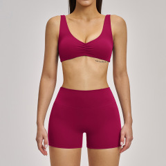 4520 Bra + 8519 Shorts - Raspberry Red