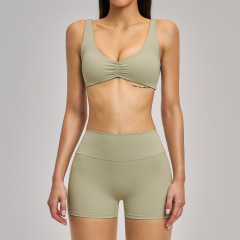 4520 Bra + 8519 Shorts - Moss Green