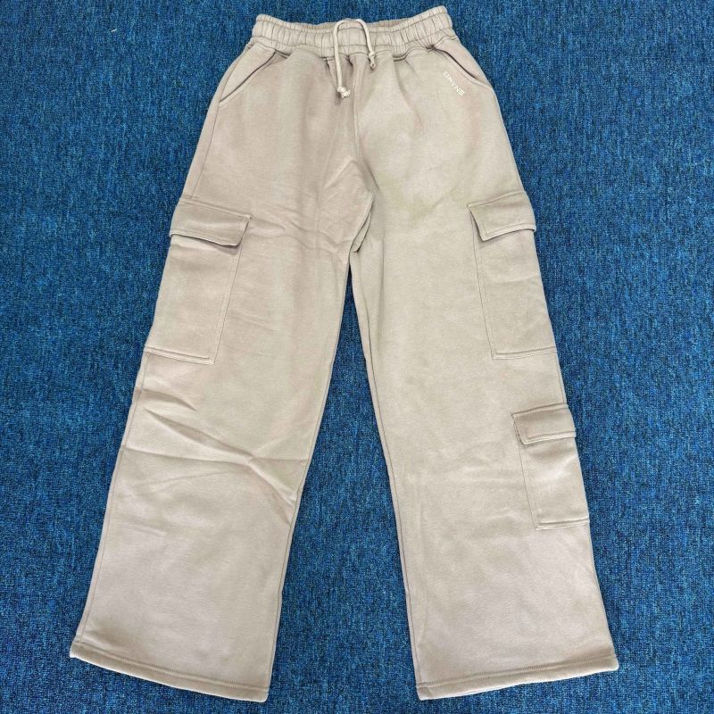 Dfyne New Autumn and Winter Straight-Leg Pants Trendy Sports Pants Cargo Pocket Wide-Leg Pants Street Loose Floor-Length Pants