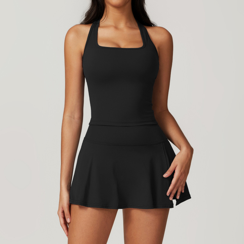 Zechuang I-character Beautiful Back Tight Yoga Suit suit Women's Quick-drying High Waist Hip-lifting Running Fitness suit 8819