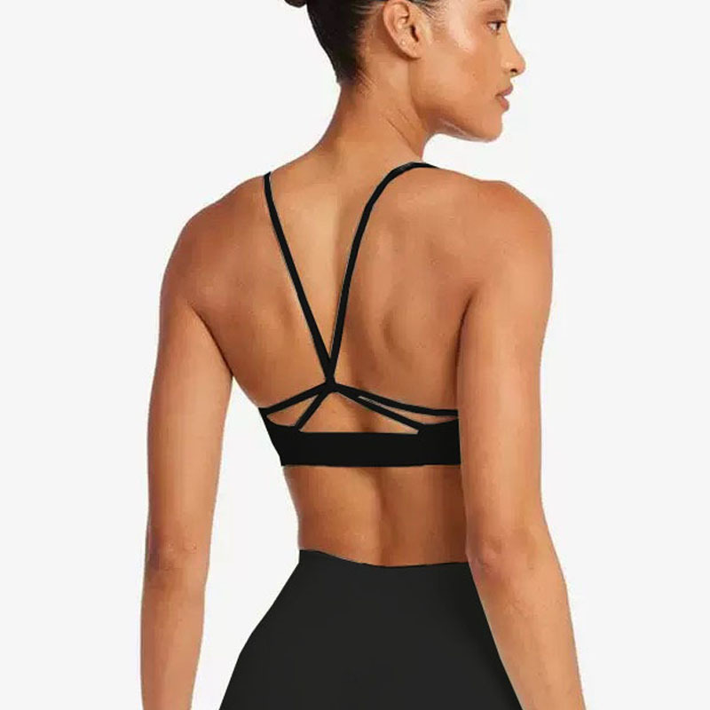 European and American Cross-Border Yoga Set for Women with Breast Pads, Beautiful Back, Wrapped Bra, High-Waisted Quick-Drying Butt-Lifting Sports Fitness Pants