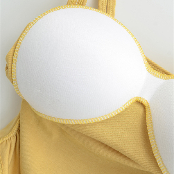 Pure Desire Double-Strap Slim-Fit Tank Top for Women, 2026 New Style, Outerwear, Tight-Fitting with Chest Pads, Slimming Sports Camisole, Beautiful