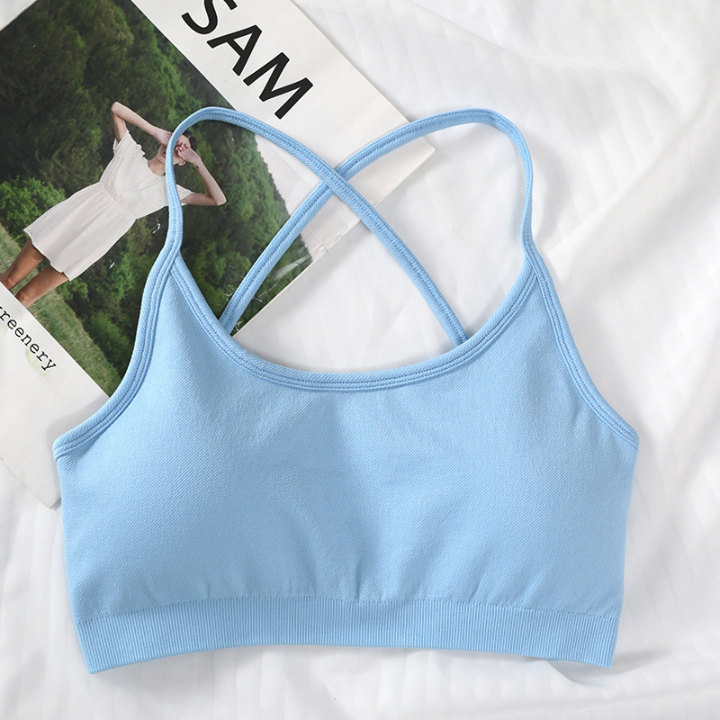 Cross-border BO & TEE Seamless Sports Bra Quick Drying Tight Outdoor Running Fitness Beautiful Back Yoga Sports Underwear