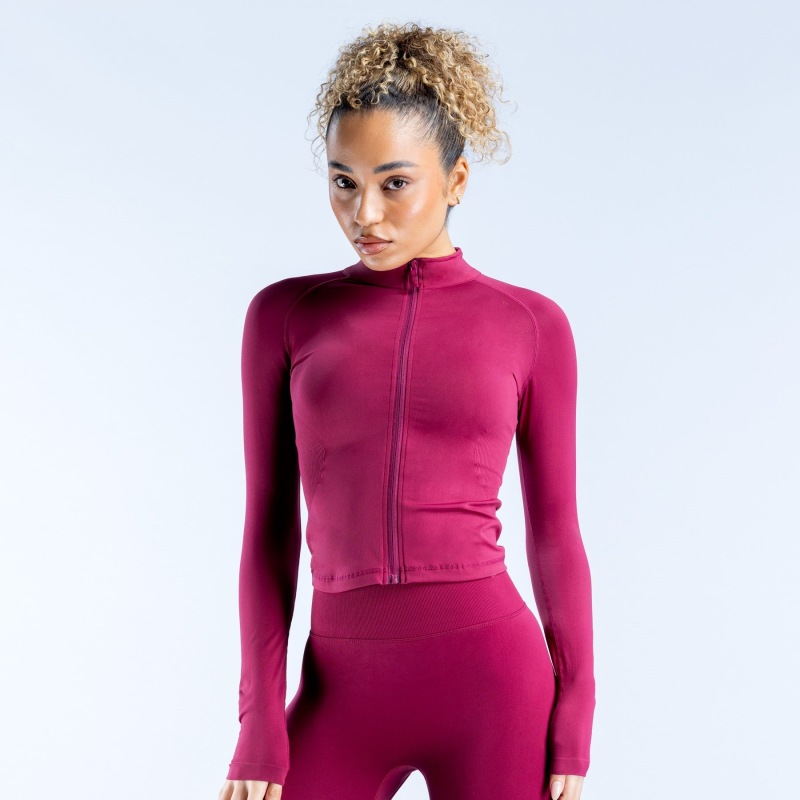 Amazon Full-extinction Super Soft Nylon Fabric Tight-fitting Zipper Long-sleeved Jacket Fitness Wear Long-sleeved Zipper Fitness Wear
