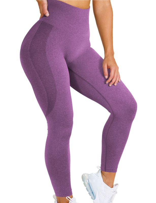 2020 Aliexpress Amazon Explosion Models Snowflake Smiley Pants Jacquard Seamless Yoga Pants Fitness Nine-point Pants Yoga