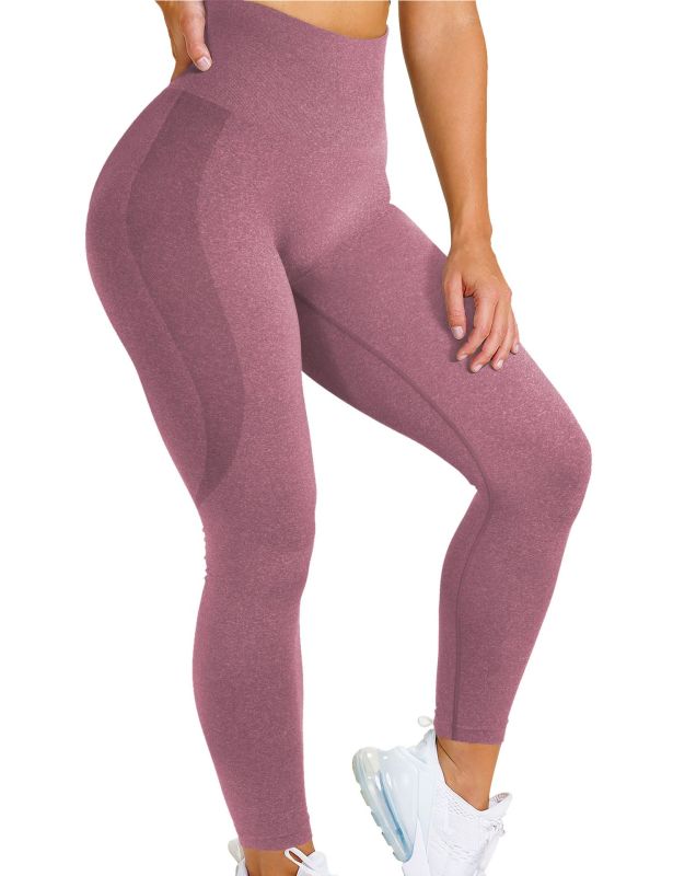 2020 Aliexpress Amazon Explosion Models Snowflake Smiley Pants Jacquard Seamless Yoga Pants Fitness Nine-point Pants Yoga