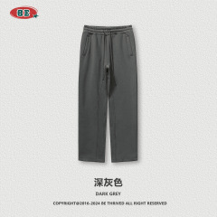 Straight-dark gray (fleece-lined)