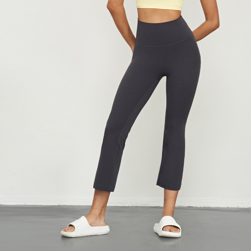 AD-Adck1570-CK   Petite Yoga Bell-Bottom Pants
