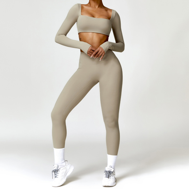 ZC-TZ8518-TZ    nude tight yoga suit
