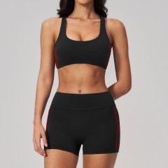 ZC-TZ4539-1-TZ     Brushed Fabric Slim-Fit Yoga Set
