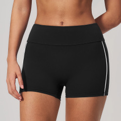 ZC-FDK4539-DK    Contrast Color Yoga Shorts