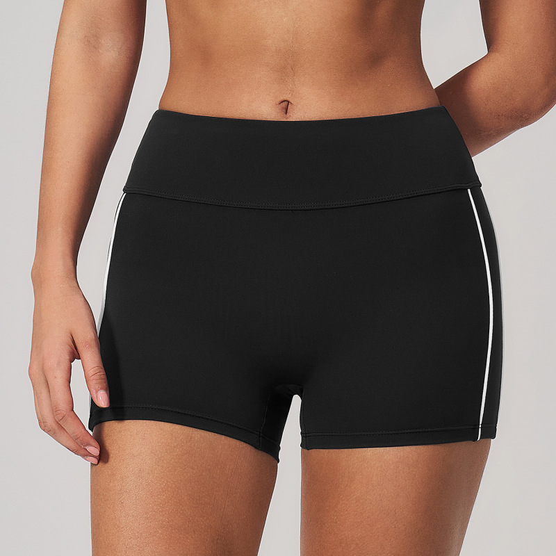 Contrast Color Yoga Shorts Summer New Slim Fit Peach Butt-Lifting Sports Shorts Running Sports Fitness Pants for Women 4539