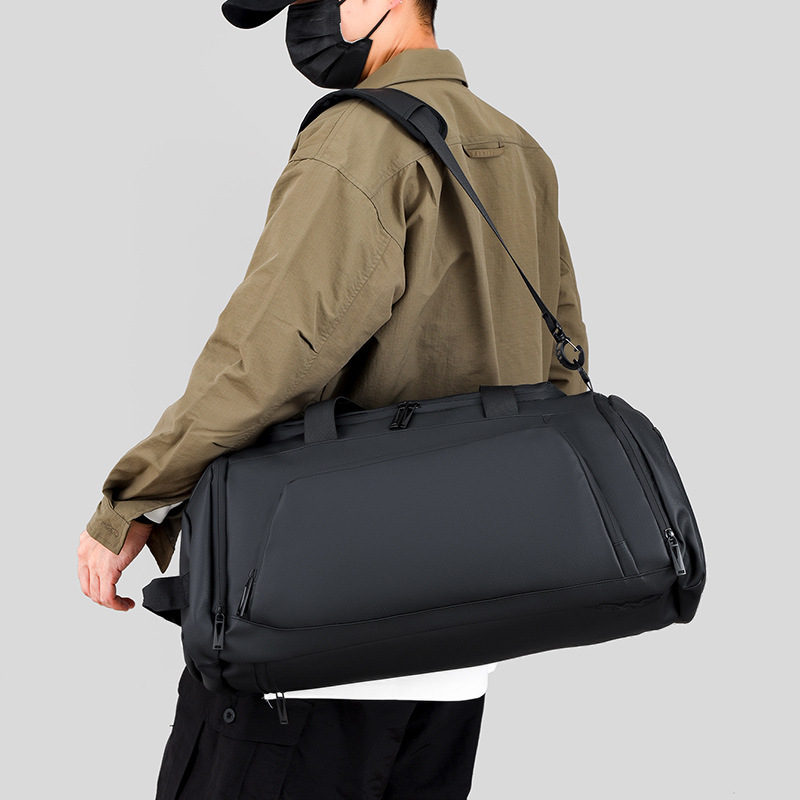New Style Luggage Bag, Large Capacity Travel Bag, Multifunctional Portable Travel Bag, Dry and Wet Separation Sports Fitness Bag, Waterproof
