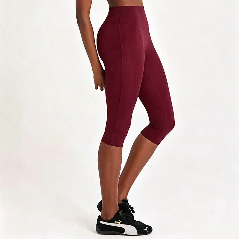 Cross-Border Women's High-Waisted Elastic Sports Shorts, Butt-Lifting Yoga Peach Butt Leggings