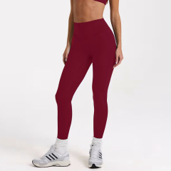 Yy422 cherry red tight trousers