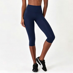 Yy422 navy blue cropped tights
