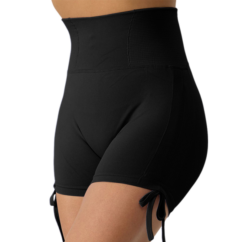 European and American Style Yoga Shorts with Leopard Print, Seamless, High-Waisted, Butt-Lifting, Tight-Fitting, Quick-Dry, High-Elasticity Workout Pants