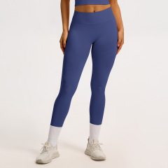 Glazed purple trousers