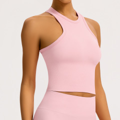 Peach pink vest