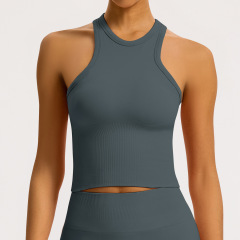 Dark gray vest