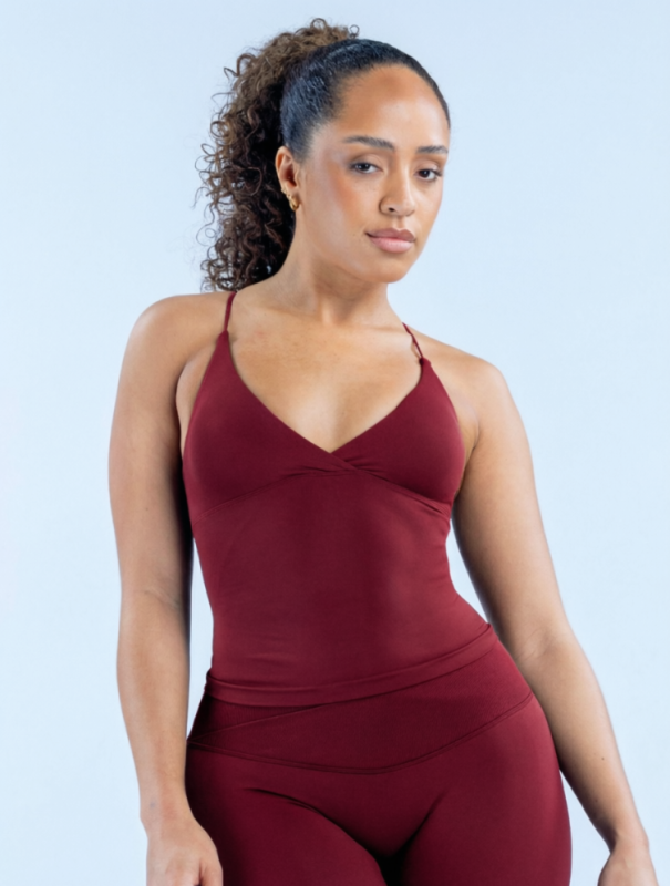 PY-V8582-BX     Detachable Chest Pad Long Tank Top