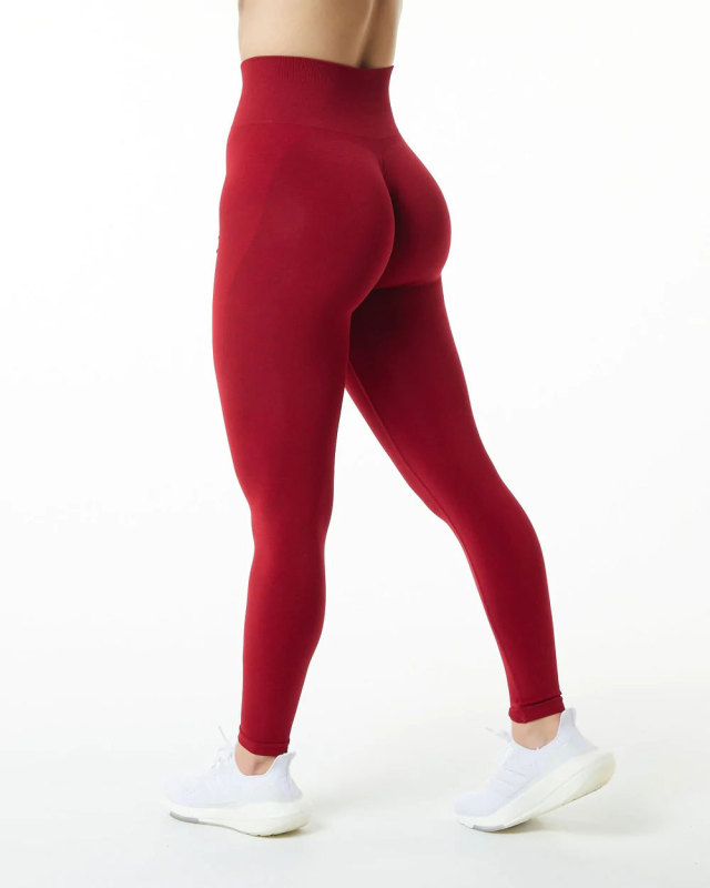 Aliexpress Amazon Feel Smooth Side Jacquard Seamless Fitness Long-sleeved Pants Suit Fitness Long-sleeved Pants