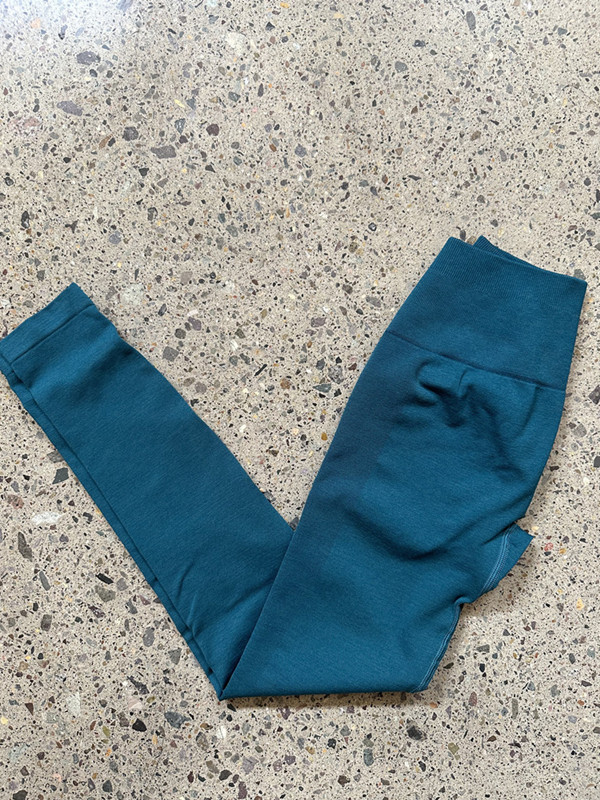 Aliexpress Amazon Feel Smooth Side Jacquard Seamless Fitness Long-sleeved Pants Suit Fitness Long-sleeved Pants