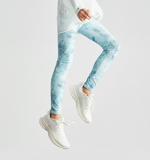Autumn New Cloud-Like Comfortable Girls and Kidsren's Yoga Pants Quick-Drying Breathable Running Training Cycling Sports Tights