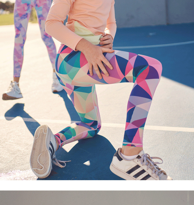 Autumn New Cloud-Like Comfortable Girls and Kidsren's Yoga Pants Quick-Drying Breathable Running Training Cycling Sports Tights