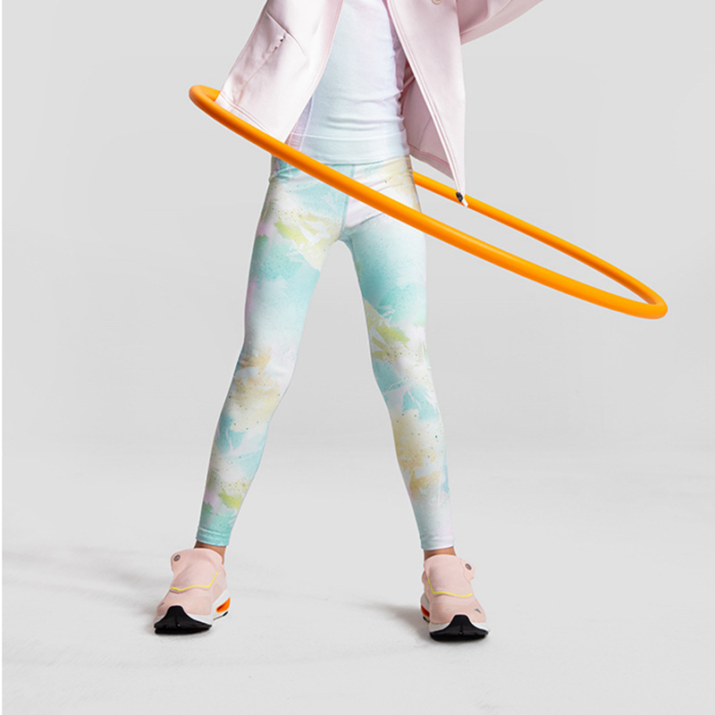 Autumn New Cloud-Like Comfortable Girls and Kidsren's Yoga Pants Quick-Drying Breathable Running Training Cycling Sports Tights