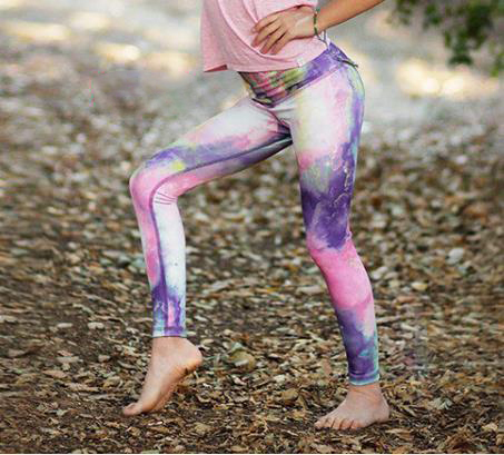 Autumn New Cloud-Like Comfortable Girls and Kidsren's Yoga Pants Quick-Drying Breathable Running Training Cycling Sports Tights