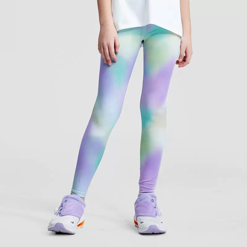 Autumn New Cloud-Like Comfortable Girls and Kidsren's Yoga Pants Quick-Drying Breathable Running Training Cycling Sports Tights