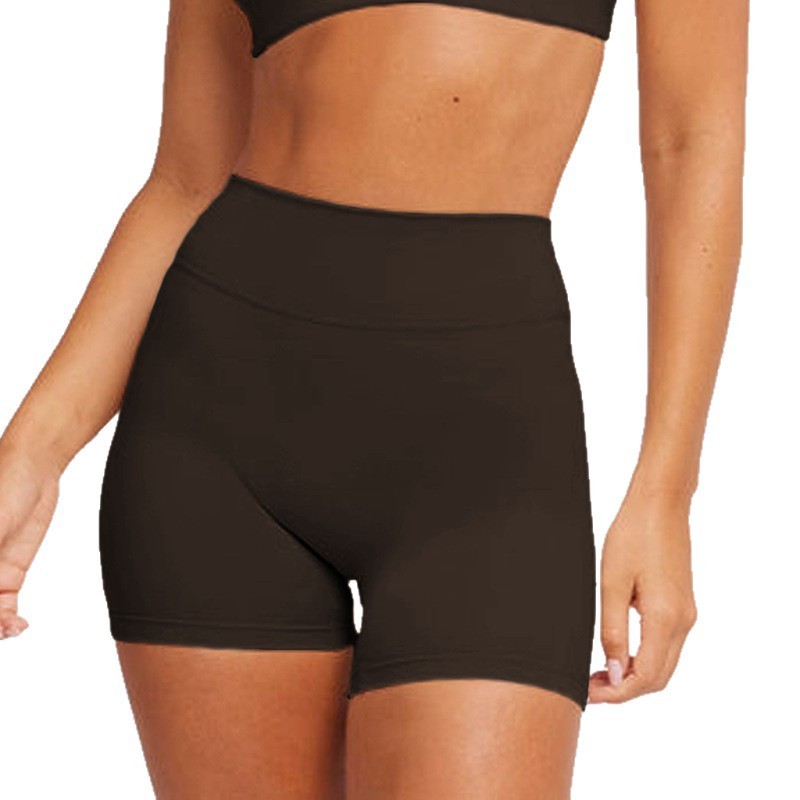 Cross-Border European and American Tight-Fitting Three-Point Yoga Shorts for Women, Hip-Raising, High-Waisted, Tummy-Tightening, Running, Fitness, 3-Point Shorts for Summer