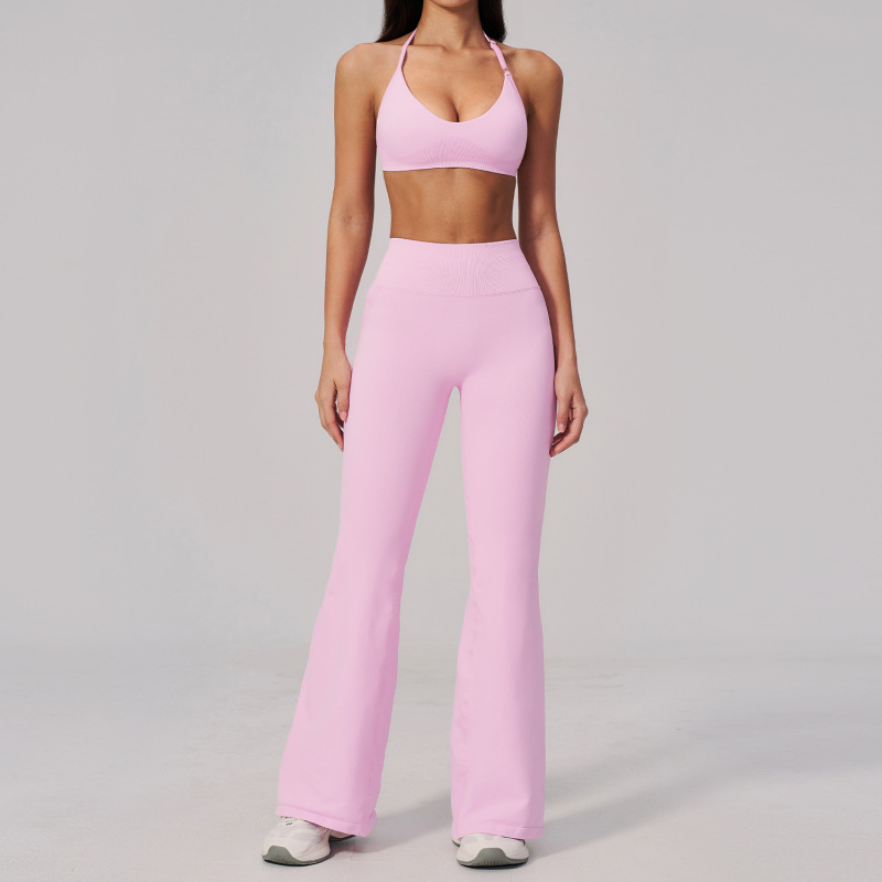 2026 Seamless Yoga Clothing Set for Women, Slim-Fitting and Beautiful Back Design, Outdoor Sports Quick-Dry Running Fitness Yoga Clothing 2557