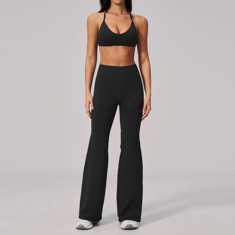 2026 Seamless Yoga Clothing Set for Women, Slim-Fitting and Beautiful Back Design, Outdoor Sports Quick-Dry Running Fitness Yoga Clothing 2557