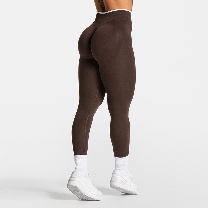 Cross-Border Color-Blocked Tight-Fitting Fake Two-Piece Sports Top Long-Sleeved Running Fitness Yoga Top Outerwear Yoga Clothing Top